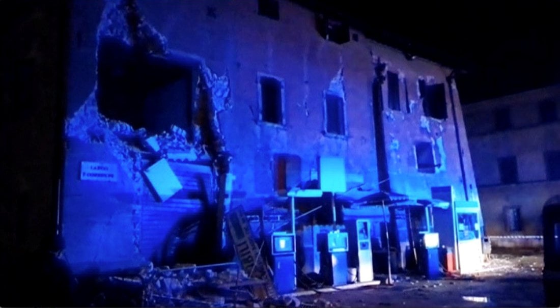 La terre a tremble deux fois en italie mercredi soir
