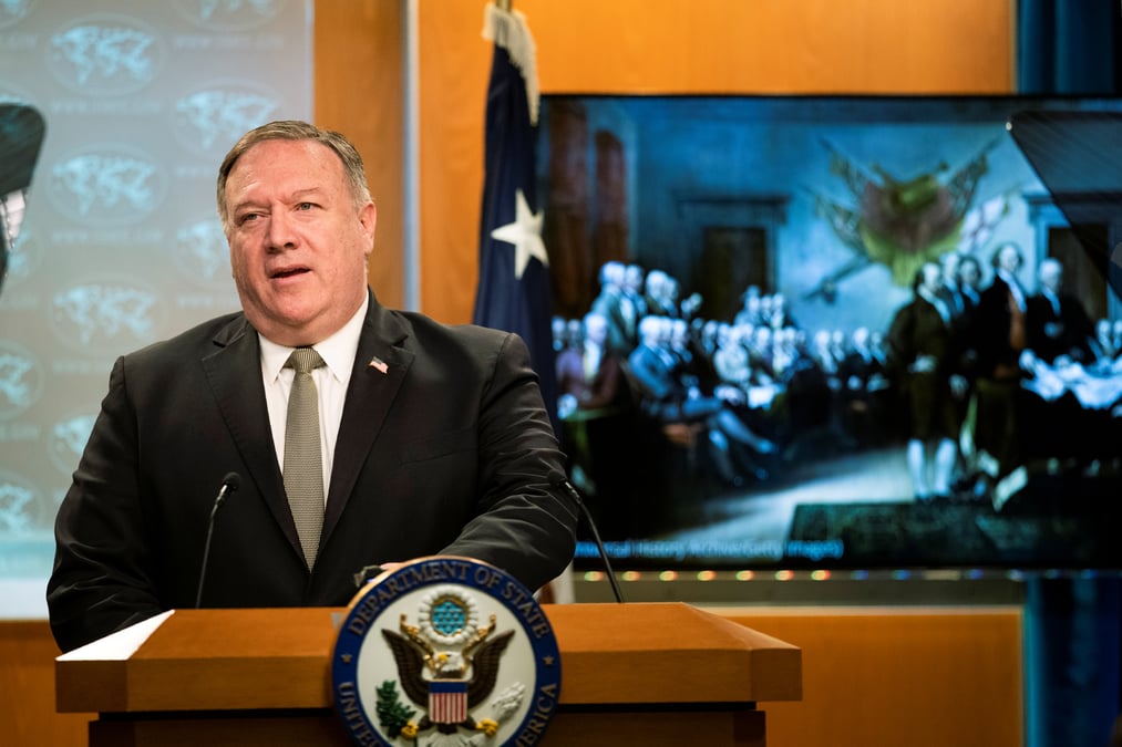Les usa pourraient bannir les reseaux sociaux chinois, dit pompeo