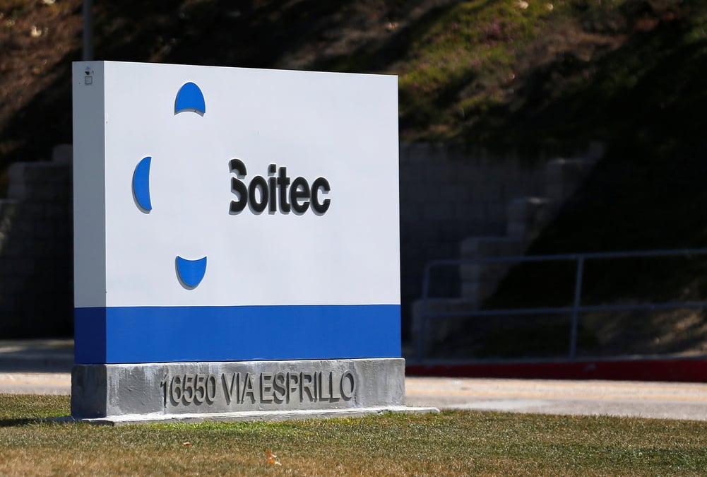 Le logo soitec a rancho bernardo, en californie