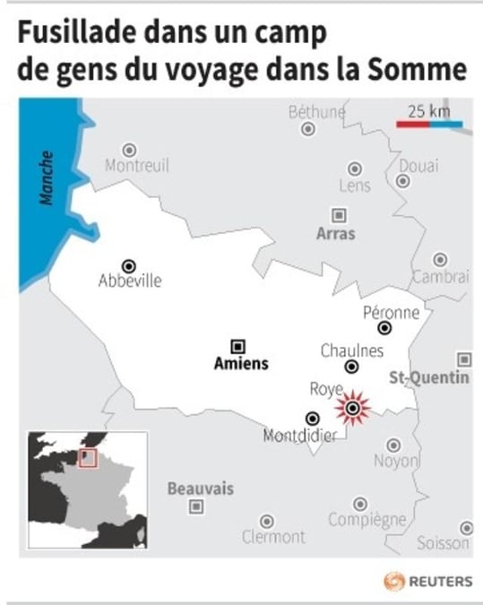 Fusillade dans un camp de gens du voyage dans la somme
