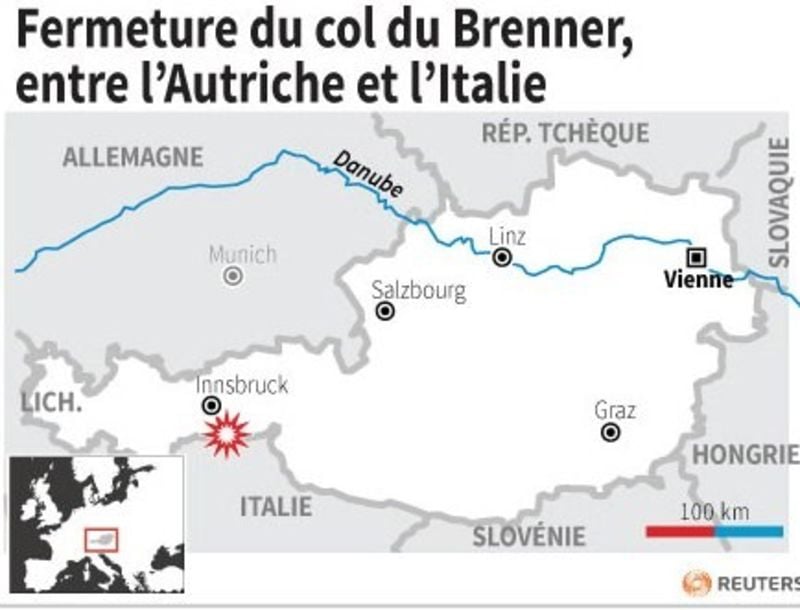 Le col du brenner ferme pour desamorcer une bombe
