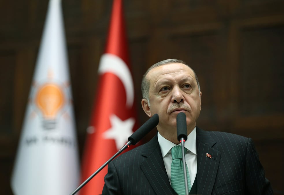 Erdogan met chypre en garde contre la prospection gaziere