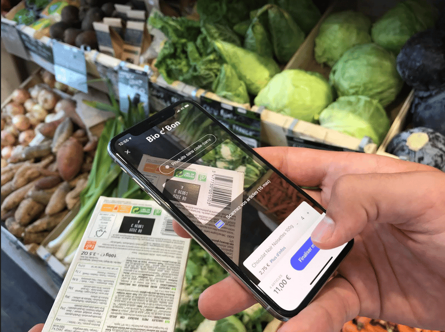 L'appli de shopping mobile Neos est utilisable dans plusieurs points de vente des enseignes Carrefour, Bio c’ Bon, Sephora, La Grande Epicerie.