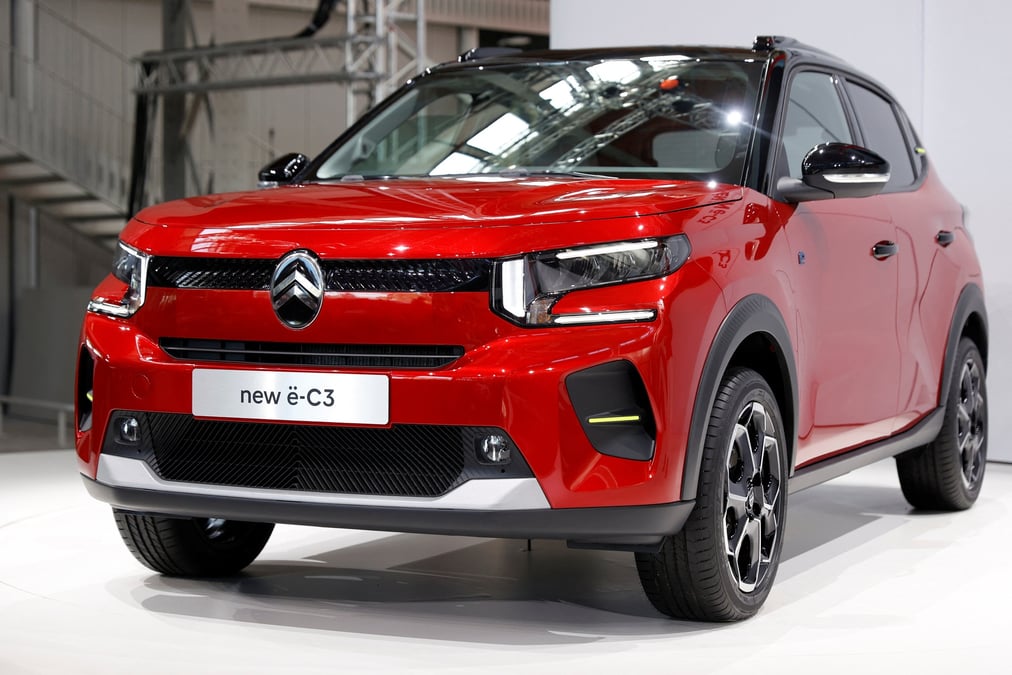 Stellantis devoile le nouveau vehicule electrique abordable citroen e-c3
