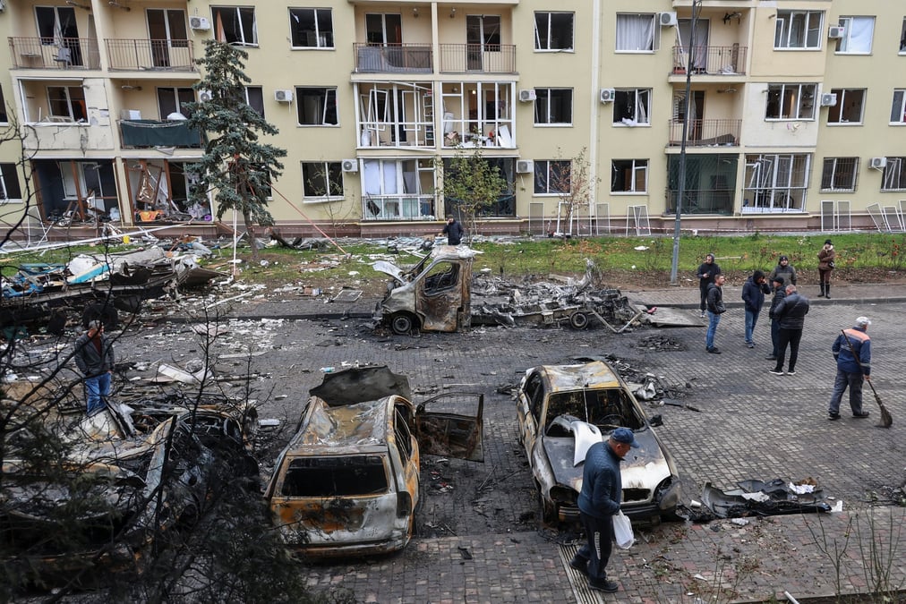 Consequences d'une attaque de drone russe a odessa