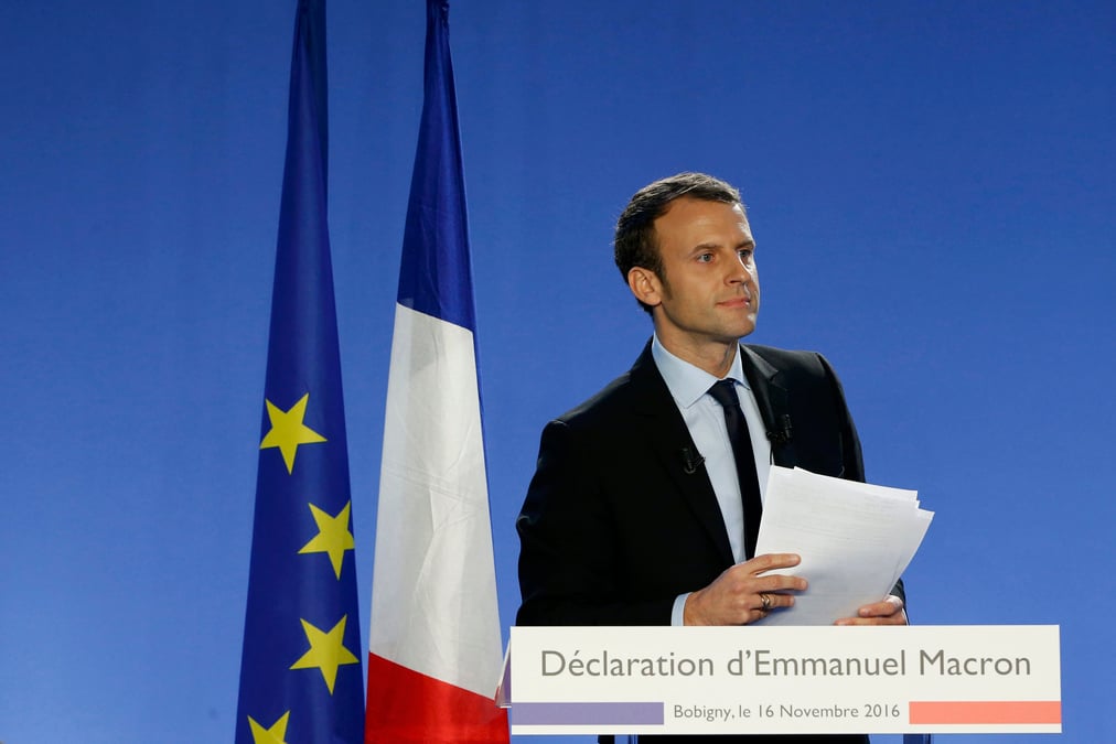 La candidature de macron tetanise la gauche