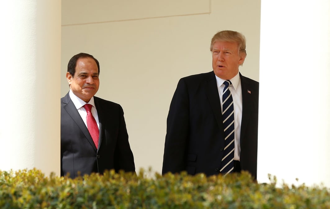 Lutte contre l'ei: trump apporte son soutien au president sissi