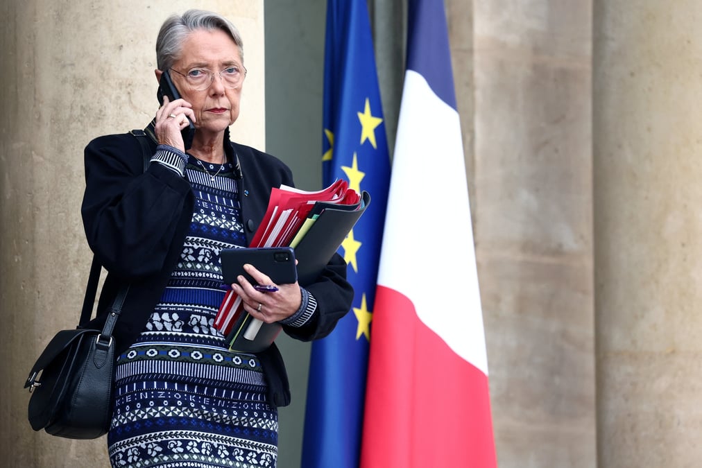 La premiere ministre francaise elisabeth borne