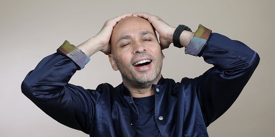 Éric Judor lance Bold Club, une marque de soins à destination des crânes glabres.