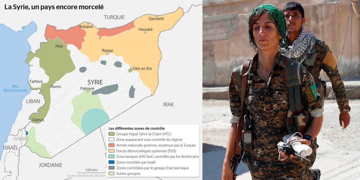 Reportage dans le nord de la Syrie, ou les Kurdes craignent pour leur sécurité, après la chute du régime Assad.