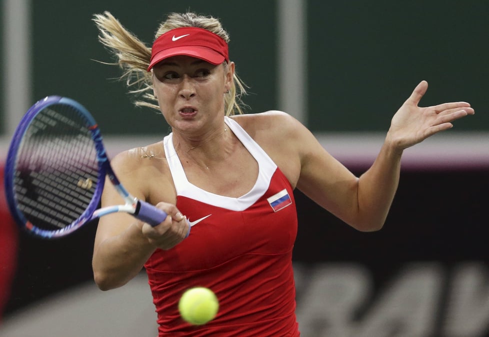 Sharapova egalise pour la russie
