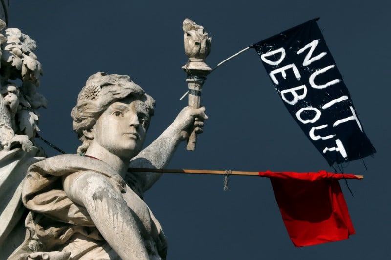 Le mouvement "nuit debout" se poursuivra a paris lundi soir