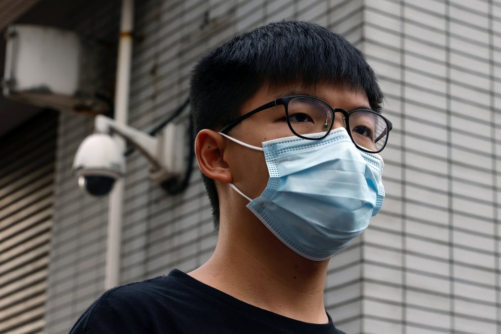 Hong kong: le militant joshua wong arrete pour une manifestation en 2019