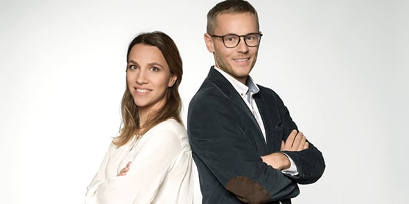 Magali Quentel-Reme et Sébastien Moutte, fondateurs de Opti Digital