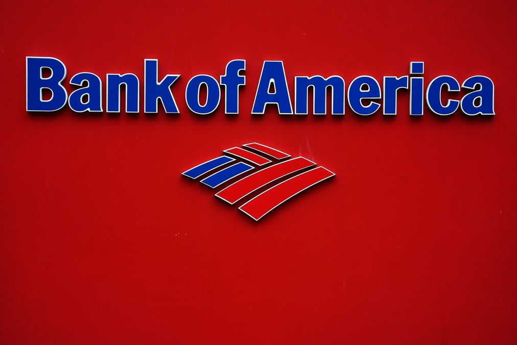 Le logo de bank of america