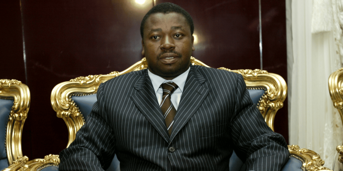 Faure Gnassingbé Togo Président trône