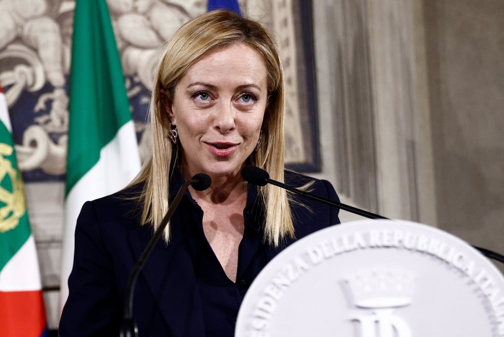 La nouvelle premiere ministre italienne, giorgia meloni