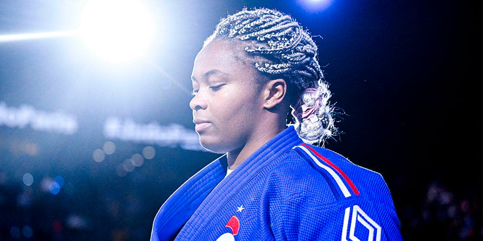 Romane Dicko au Paris Grand Slam 2024, le 4 février.