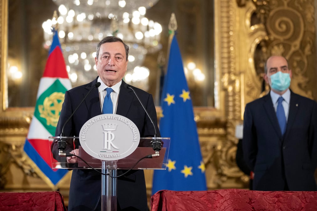 Italie: berlusconi se dit pret a soutenir draghi