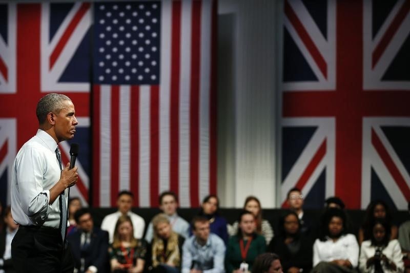 Barack obama met en garde la jeunesse britannique en cas de brexit