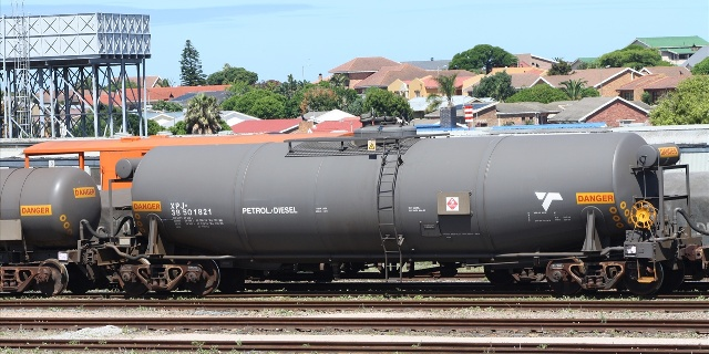 transport fuel chemin de fer afrique du sud