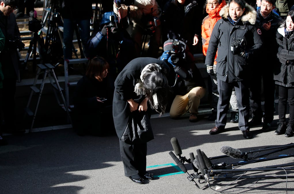 La fille du pdg de korean air arretee pour des noix