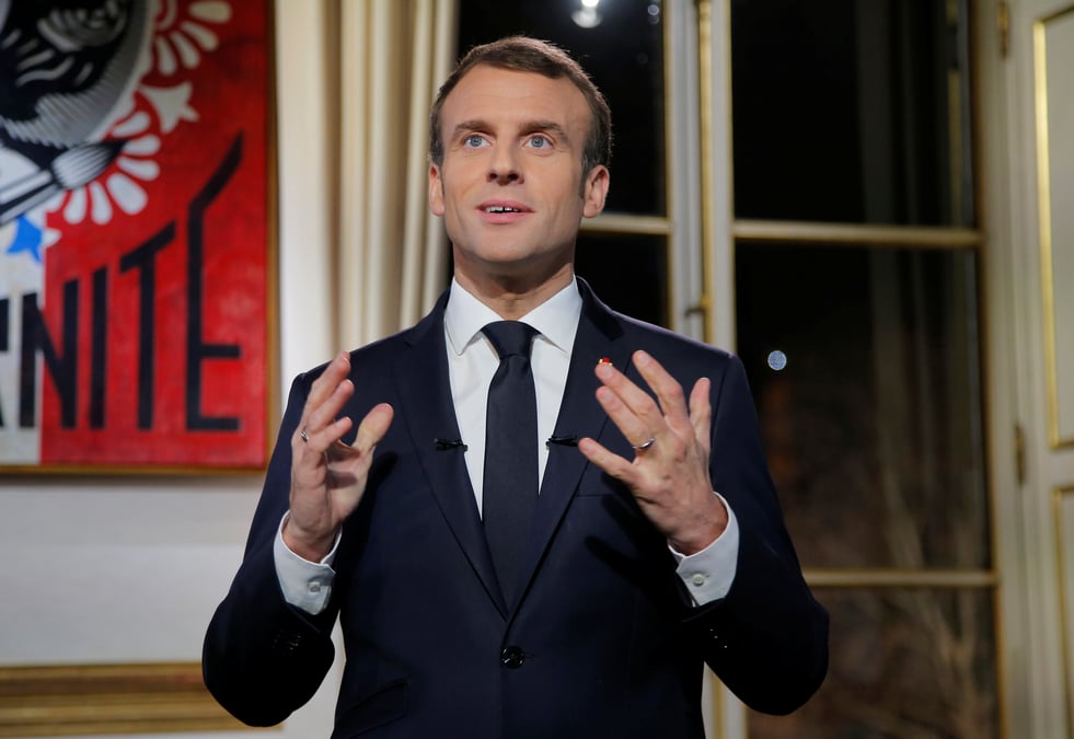 Macron, voeux présidentiels, nouvel an,