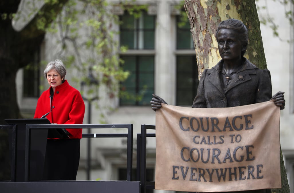 Grande bretagne: une statue en memoire de la suffragette millicent fawcett