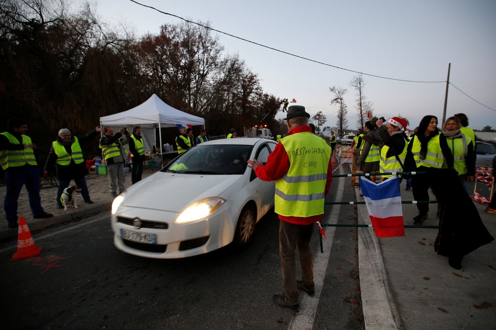 Le soutien des francais aux "gilets jaunes" flechit