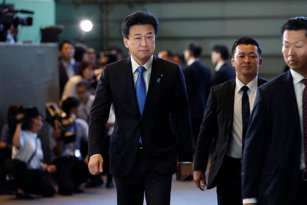 Le ministre japonais de la defense, minoru kihara