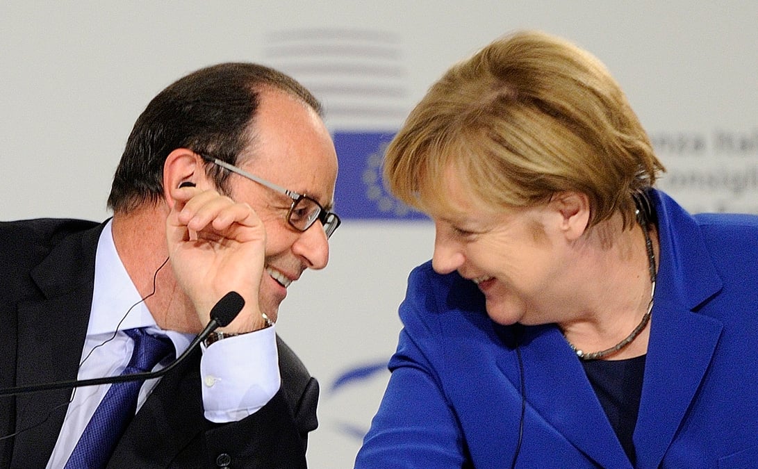 Merkel Hollande