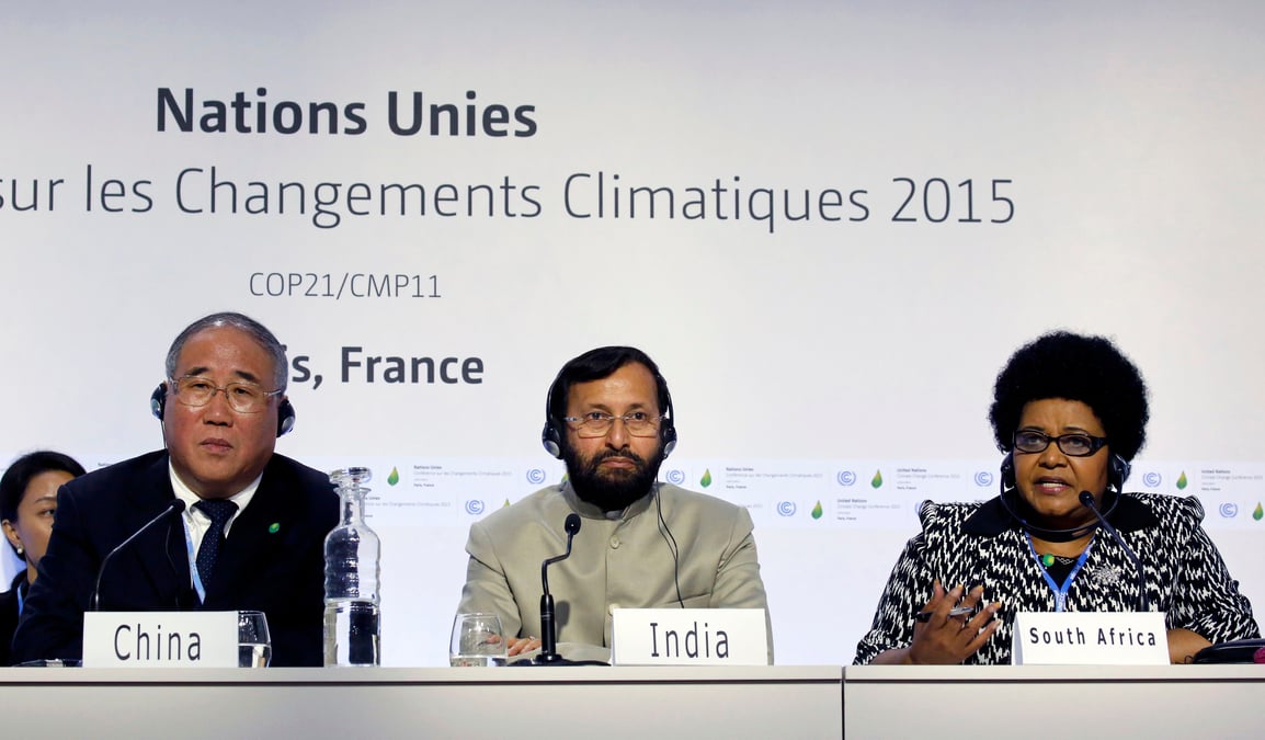 Les termes d'un accord sur le rechauffement climatique restent flous