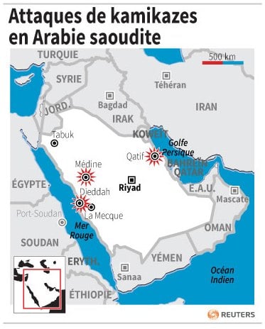 Attaques de kamikazes en arabie saoudite