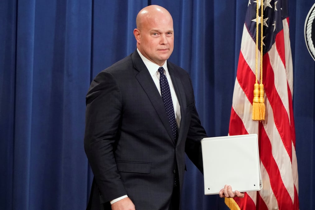 L'enquete russe du procureur mueller proche d'etre conclue, selon whitaker
