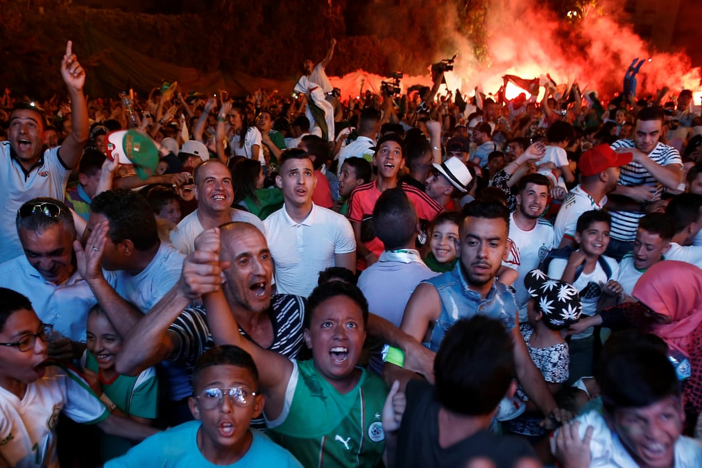 France: apres la qualification de l'algerie, 282 interpellations