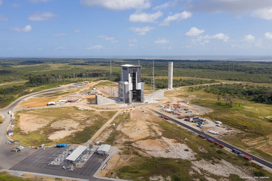 Le chantier de l'Ensemble de Lancement Ariane 6 (ELA4) a repris depuis le 21 avril avec des équipes basées en Guyane.