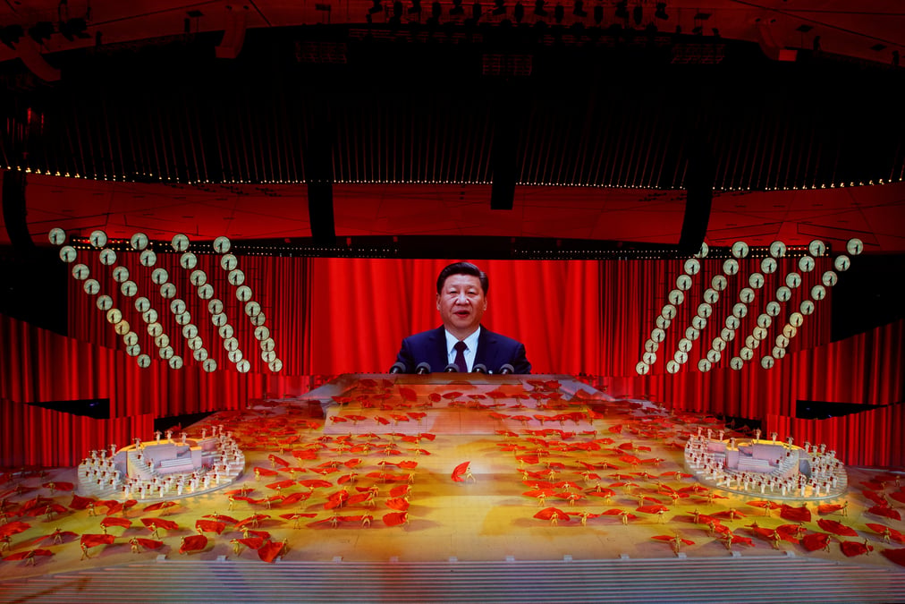 Xi jinping appelle a la loyaute alors que le parti communiste fete son centenaire