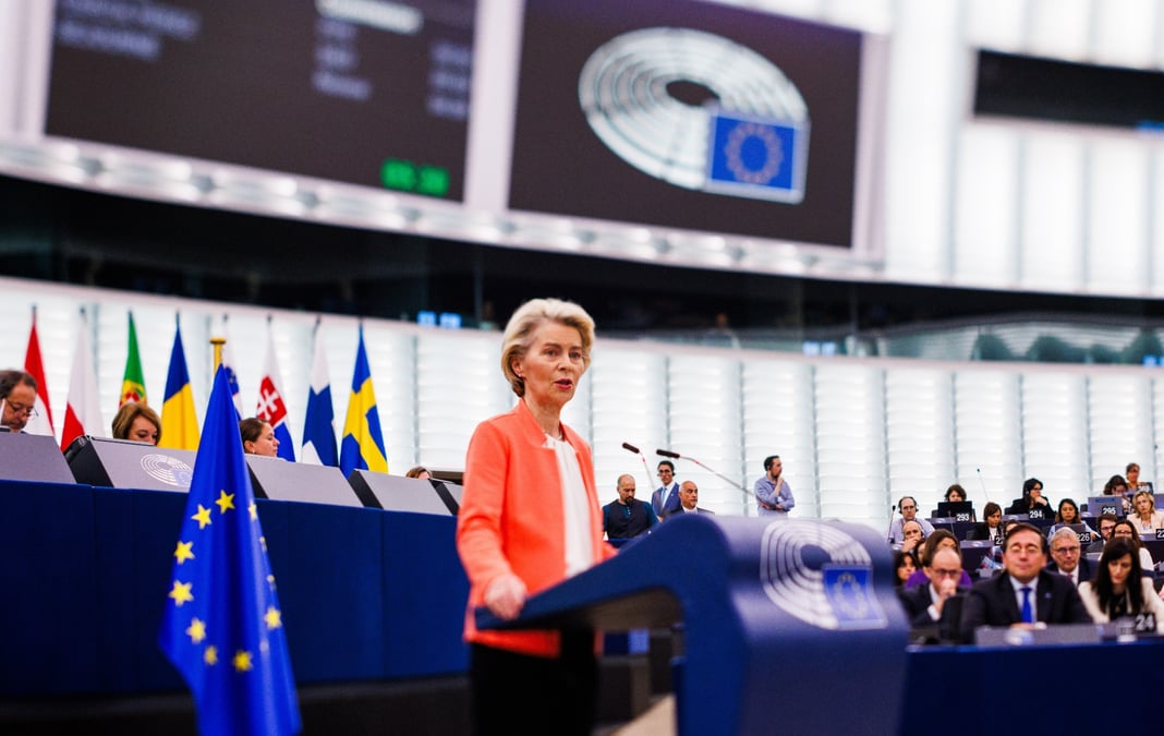 Ursula von der Leyen prononçait ce mercredi son discours sur l'état de l'Union devant les eurodéputés, réunis dans l'hémicycle à Strasbourg ce mercredi 13 septembre.