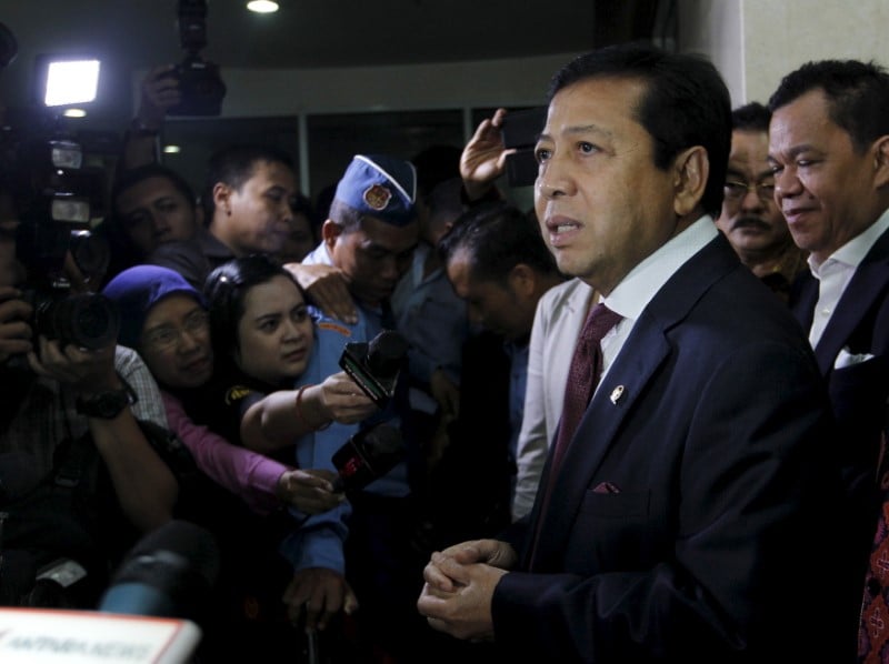 Indonesie: le president du parlement incarcere pour corruption