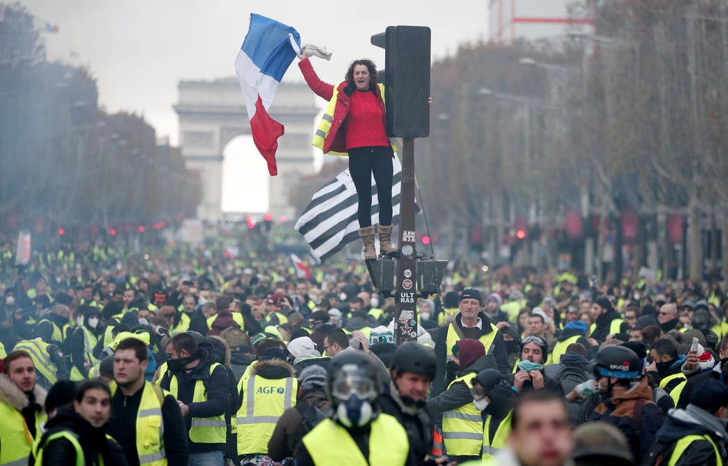 Pas de declaration pour les champs-elysees samedi