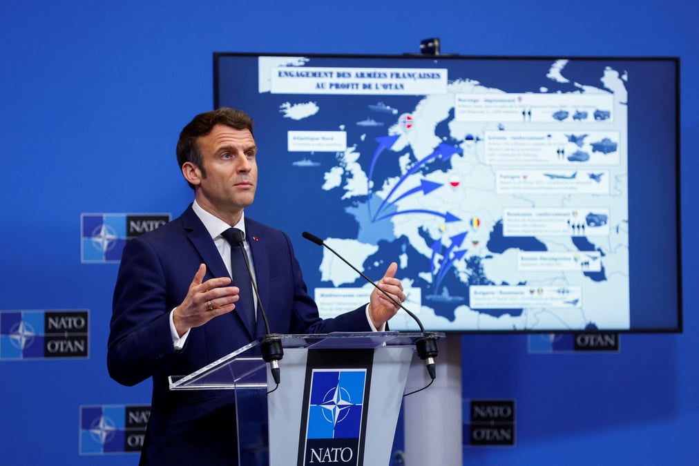 Ukraine: pour macron, la chine ne peut etre qu'une puissance de moderation