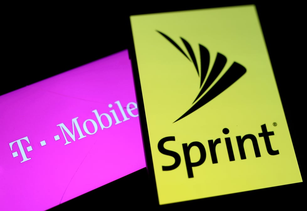 T-mobile us rachete sprint par echange d'actions