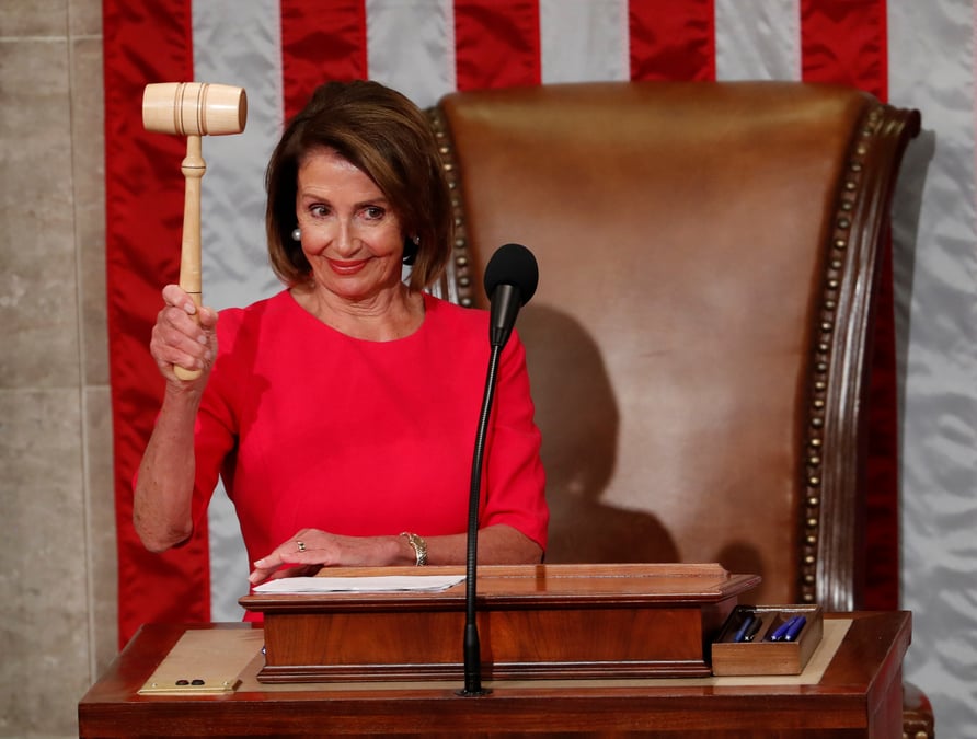 Usa: pelosi retrouve la presidence de la chambre des representants