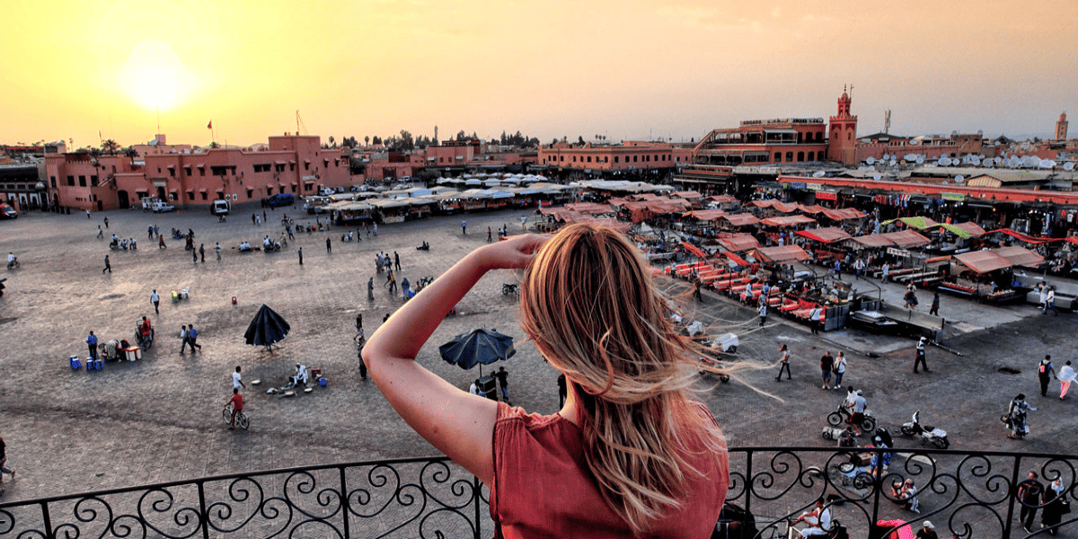 Place Jemaa el-Fna, Marrakech.