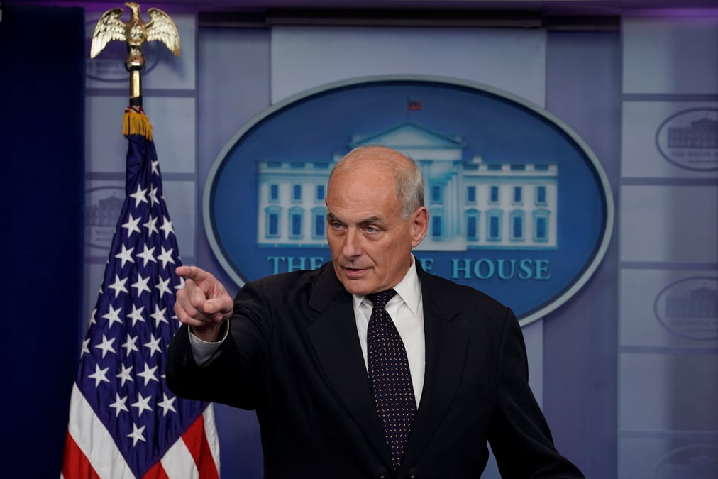 John kelly veut un procureur special pour enqueter sur les democrates