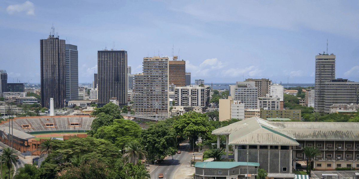 Abidjan, capitale économique de la Côte d'Ivoire, première puissance économique de l'UEMOA.