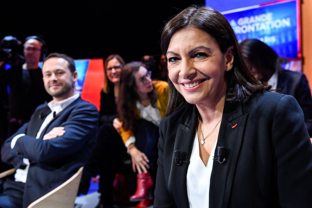 De gauche à droite: David Belliard et Anne Hidalgo