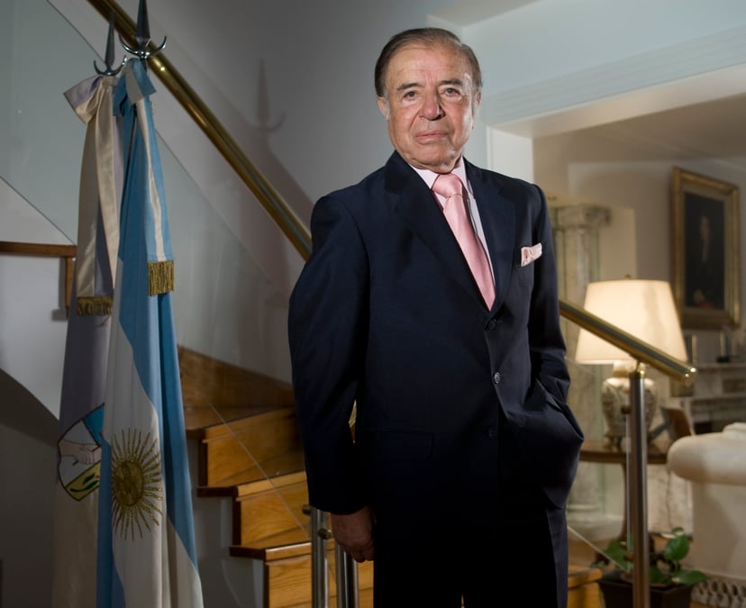 Mort de l'ex-president argentin carlos menem a l'age de 90 ans
