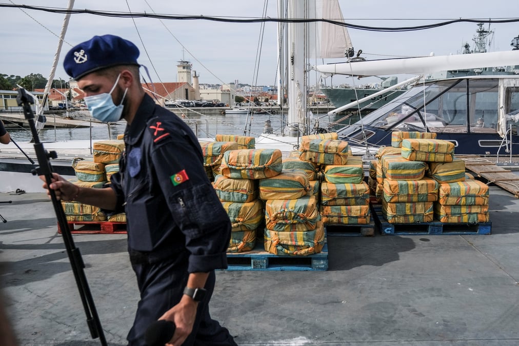 Saisie record de cocaine au large des cotes portugaises