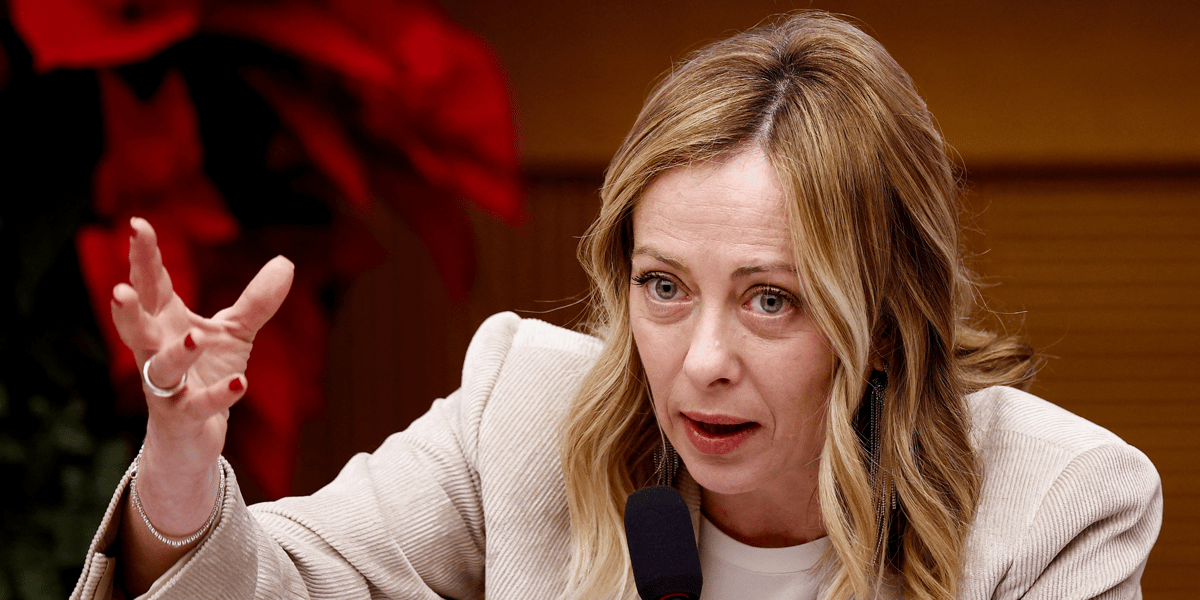 La premiere ministre italienne giorgia meloni